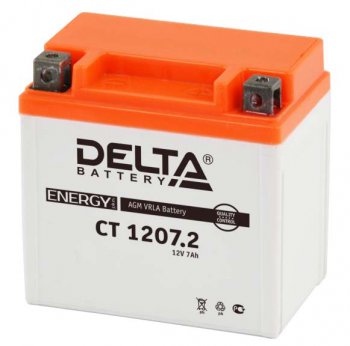 Аккумуляторная батарея 12V7Ah (114x70x108) (залитая, необслуж.) DELTA