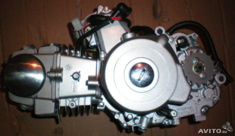 Двигатель в сборе на Motolend XR125 125см3 152FMH (механика, 4ск, нижний стартер)
