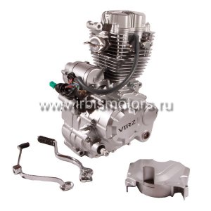 Двигатель в сборе 4Т 163FMJ (CG200) 196,9см3 (МКПП) (1-N-2-3-4-5)